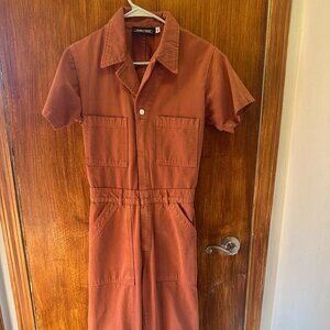 Big Bud Dusty Pink Short Sleeve Boiler Suit